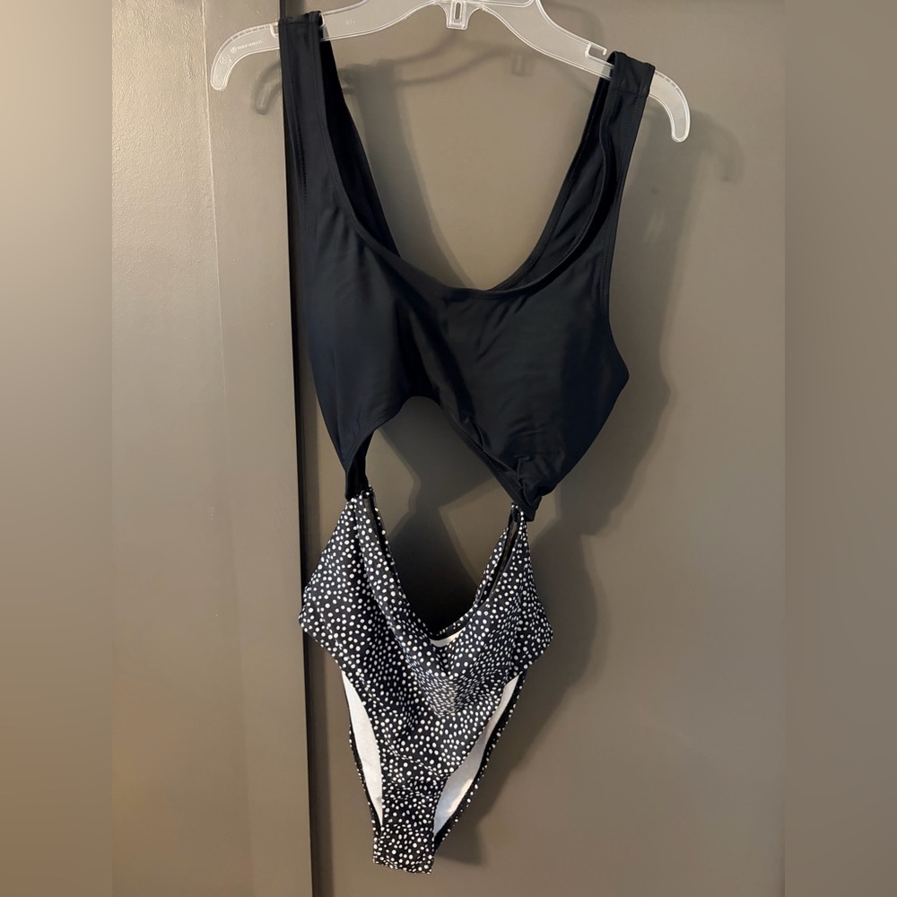 Cut Out One Piece Bathing Suit